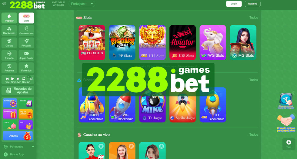 Bônus e Ofertas 2288bet